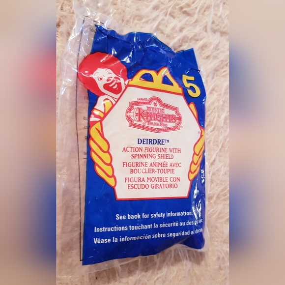 1999 Sabans Mystic Knights of Tir Na Nog Deirdre Figure McDonald's Toy NIP - Picture 5 of 7